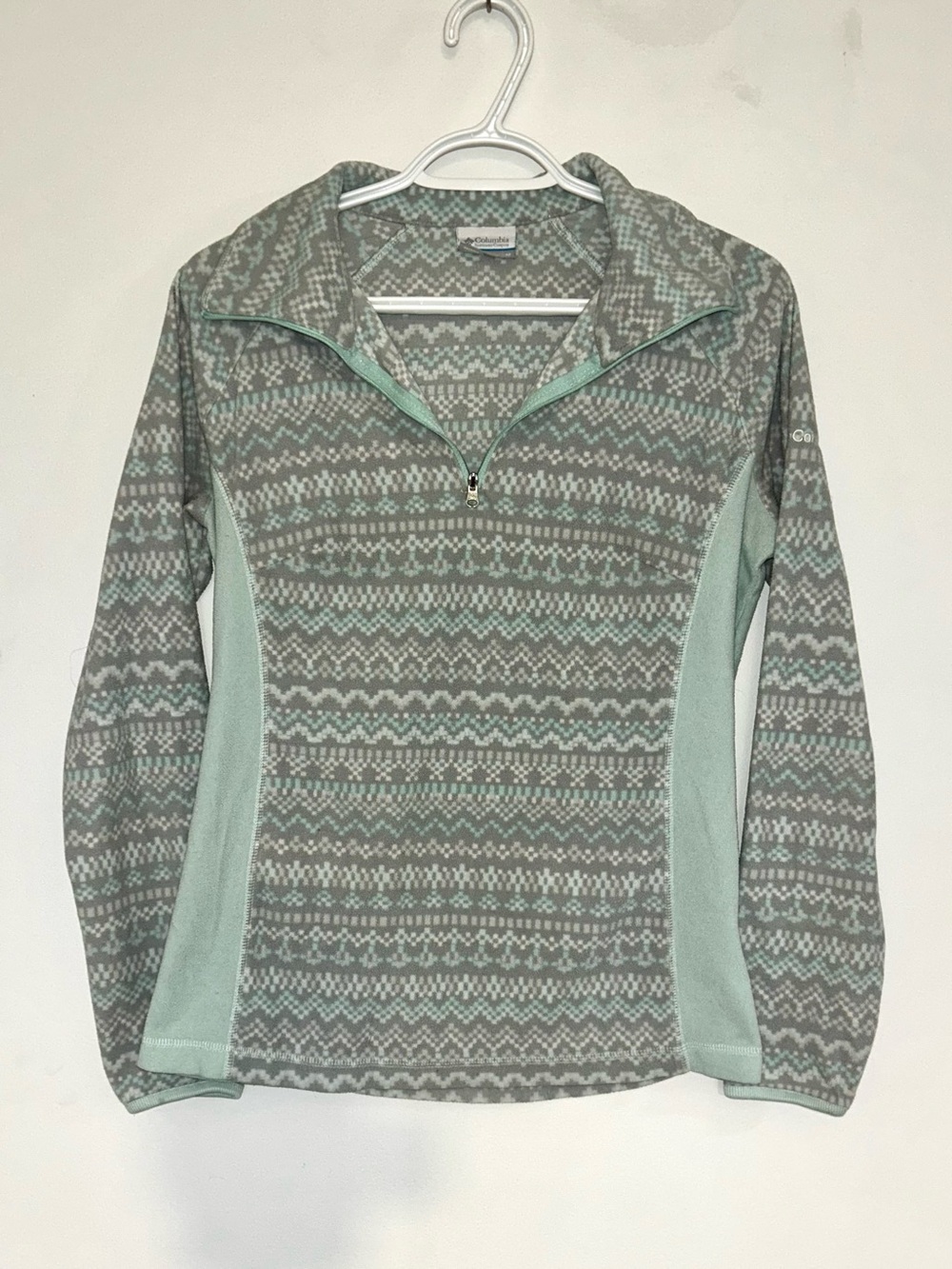 Columbia Women's Glacial IV Half-Zip Printed Fleece Pullover Size Medium